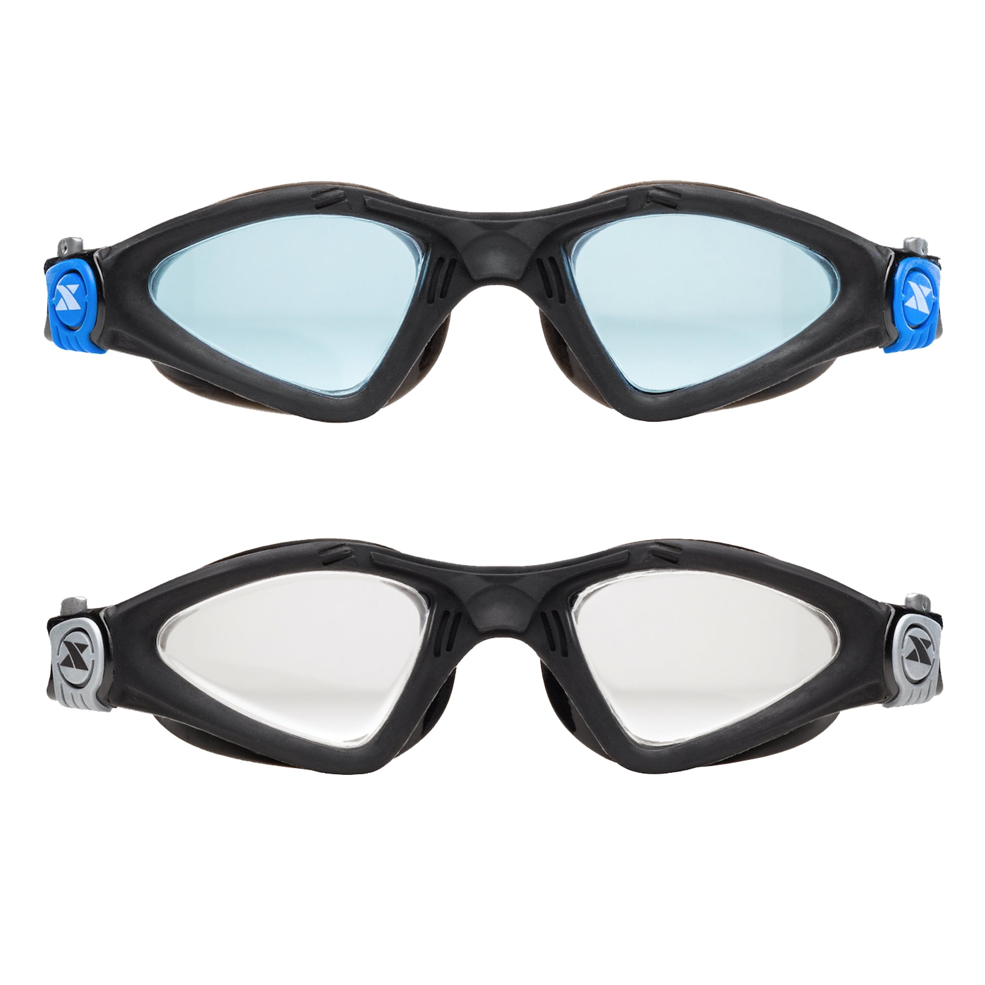 2-Pack Velocity Goggles (Blue + Clear)